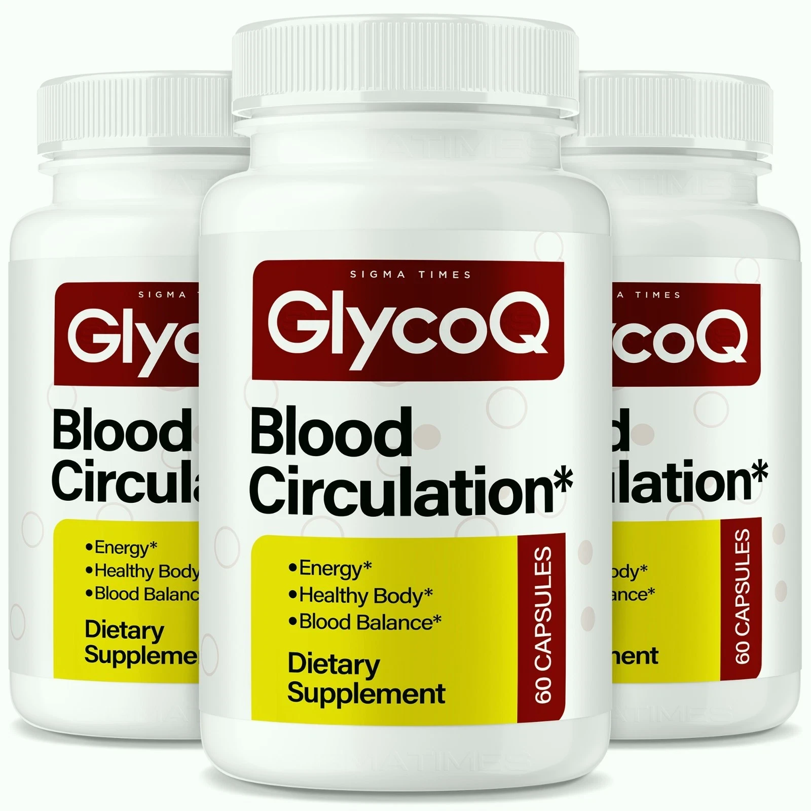 GlycoQ Supplement Bottle
